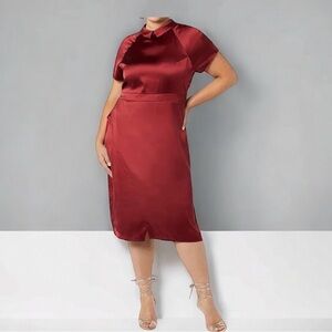 Making the Cut Season 3 episode 3 Satin Midi Dress NWT 3X
